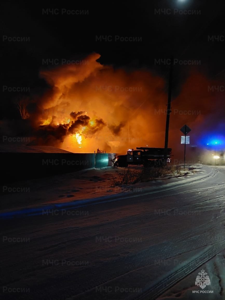 Пожар в Ангарском городском округе
