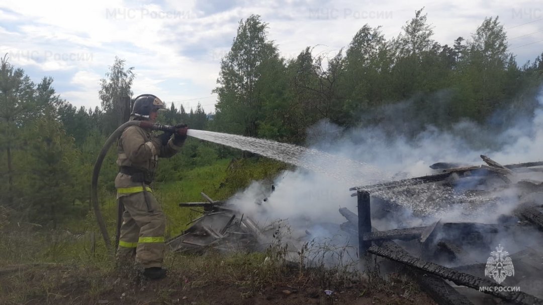 Пожар в Ангарском городском округе