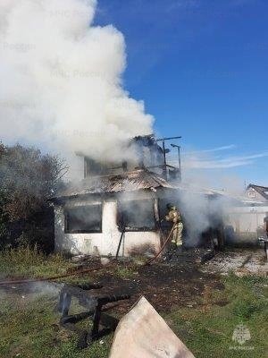 Пожар в Ангарском городском округе