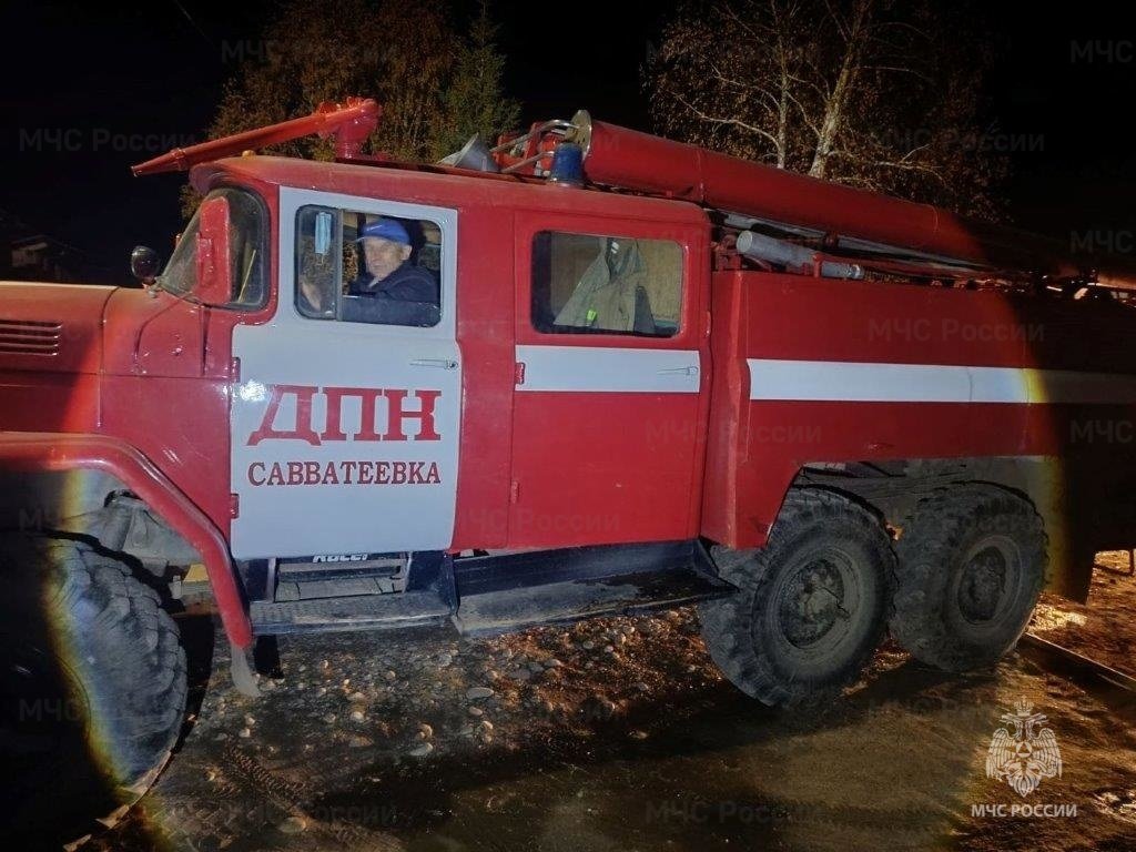 Пожар в Ангарском городском округе