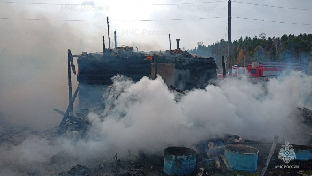 Пожар в Ангарском городском округе